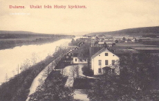 Hedemora, Dalarne. Utsikt från Husby kyrktorn 1914