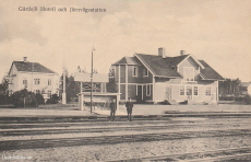 Hedemora. Gårdsjö Hotell och Järnvägsstation 1906