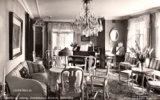 Interiör av salong, Jahobsbergs Vilohem, Södertälje 1950