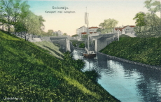 Södertälje, Kanalparti med Svängbron