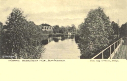 Högfors, Herrgården från Järnvägsbron 1906