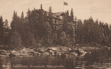 Ludvika, Hotell Saxenborg, Grangärden från sjösidan 1926