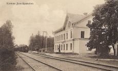 Klotens Järnvägsstation 1910