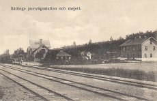 Sällinge Järnvägsstation och Mejeri