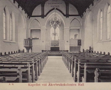 Södertälje, Kapellet vid Åkerbrukskolonien, Hall