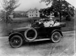 Utflykt med  bilen 1900