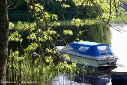 Båt i Lindesjön