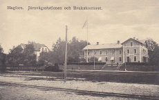 Hagfors, Järnvägsstationen och Brukskontoret