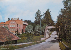 Hagfors, Uddeholm, Huvudkontoret med Gamla Bron 1985