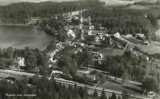 Askersund, Flygfoto Över Mariedam 1937