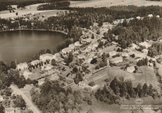 Askersund, Flygfoto över Mariedam 1960