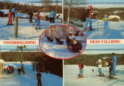 Vinterhälsning från Tällberg 1985
