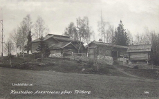 Konstnären Ankarcronas gård i Tällberg 1920
