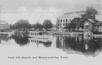 Örebro, Parti från Kanalen med  Elementarskolan 1900