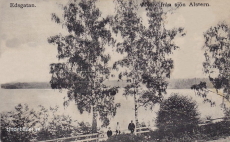 Karlstad Édsgatan, Motiv från sjön Alstern 1910