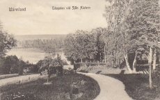 Karlstad, Wärmland, Edsgatan vid sjön Alstern
