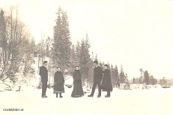 Edsvalla Skridskobanan vid Norselfven 1902