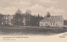 Köping, Lasarettet och Lärarebostaden 1901