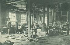 Ludvika, Blötberget Reparationsverkstaden, Interiör 1910