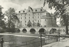 Örebro Slottet och Kanslibron 1950