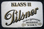 Nora Bryggeri Pilsner Klass II