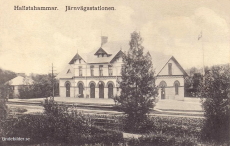 Hallstahammar, Järnvägsstationen 1914