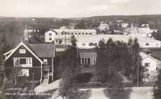 Parti av Vansbro från Brandtornet 1944
