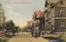 Vansbro, Parti af Stationsgatan 1909