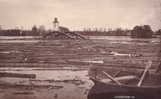 Vansbro, Dala - Järna, Översvämmning av Dalälven vid Bessarbron 1916