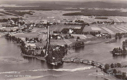 Flygfoto över Dala Järna