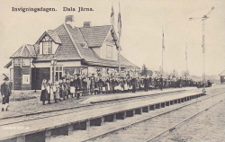 Invigningsdagen. Dala Järna 1908