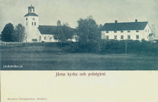 Vansbro, Järna kyrka och Prästgård 1902