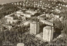 Flygfoto över Skoghall 1961