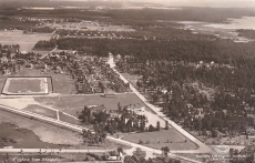 Flygfoto över Skoghall 1942