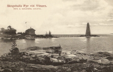 Skoghalls Fyr vid Vänern 1911