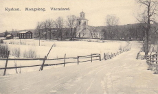Kyrkan, Mangskog Värmland 1915