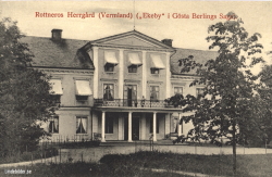 Rottneros Herrgård, Vermland. Ekeby i Gösta Berlings Saga 1910