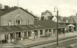 Järnvägsstationen, Charlottenberg