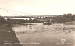 Forshaga, Landsvägsbron över Klarälven 1930