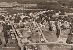 Flygfoto över Forshaga 1961