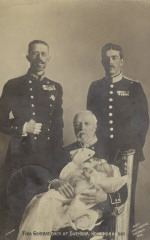 Gustaf V, Gustaf VI Adolf, Gustaf Adolf, Oscar II  1906