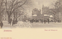 Jönköping. Parti vid Svängbron 1902