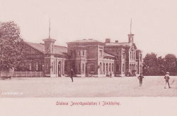 Statens Jernvägsstation i Jönköping 1925