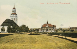 Orsa, Kyrkan och Tingshuset