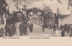 Från Konungabesöket- Jernvägsallen i Wimmerby 1902