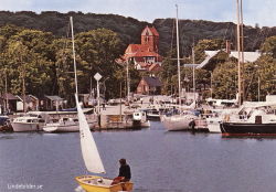 Hamnen i Båstad 1977