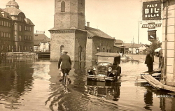 Falun.  Översvämningen 1916