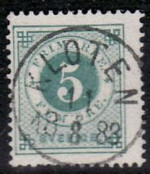 Klotens Frimärke 1883