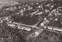 Flygfoto över Horndal 1958