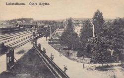Lokstallarna. Östra Krylbo 1907
